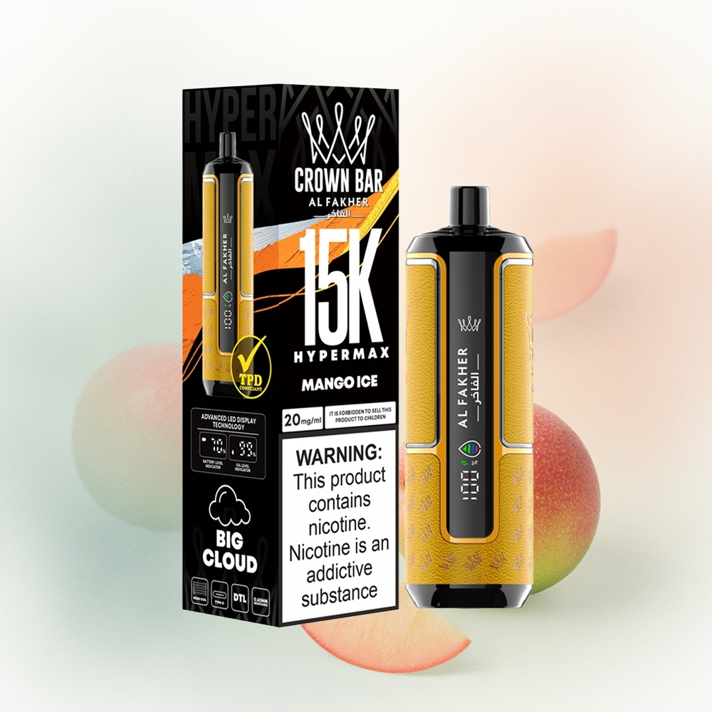 Al Fakher Crown Bar 15K Hypermax Манго Мөс 22мл 600мAh