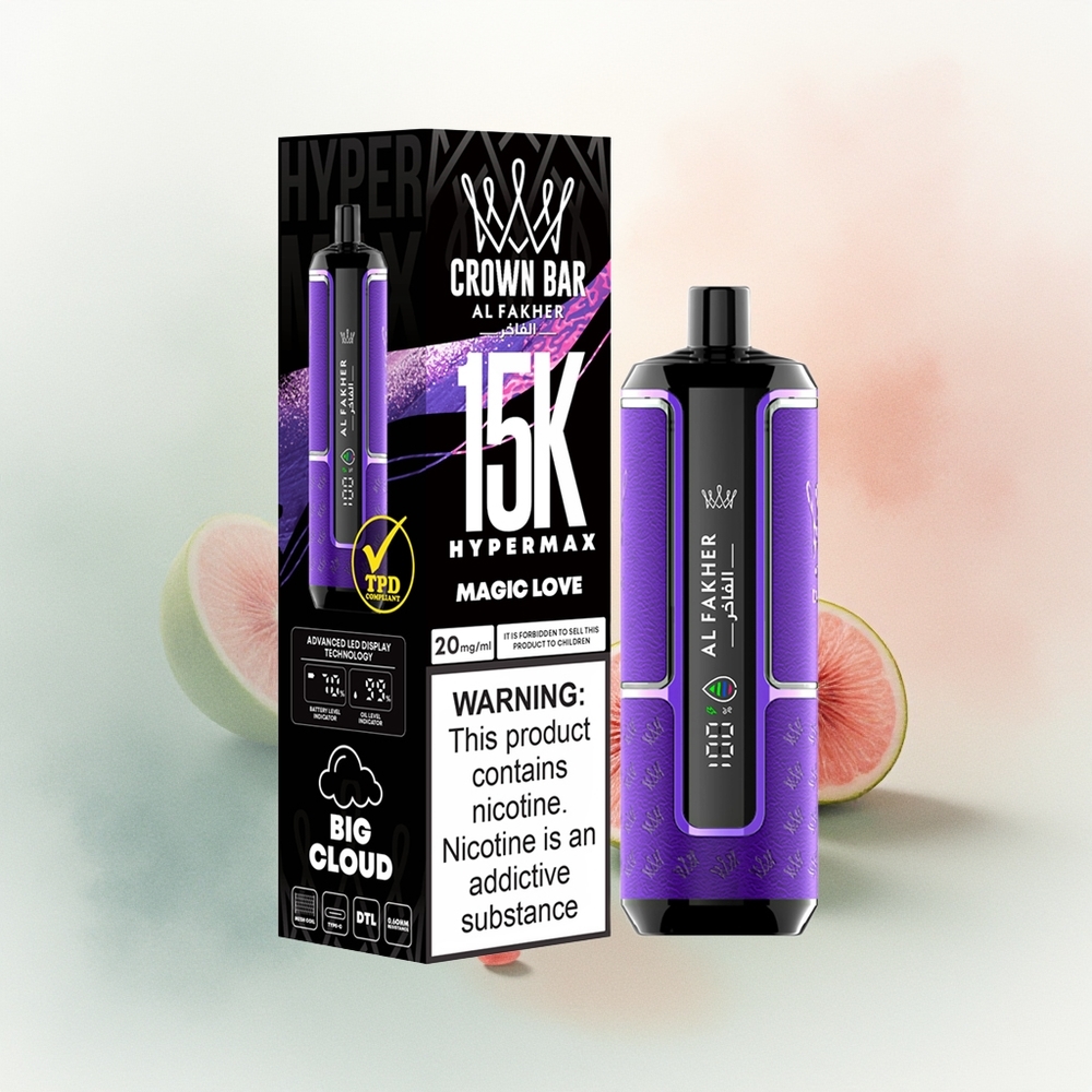 Al Fakher Crown Bar 15K Hypermax Ид Шуудан 22мл 600мAh