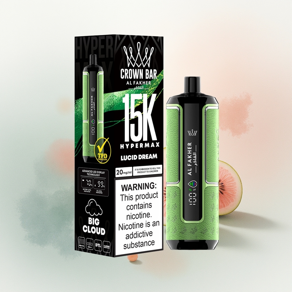 Al Fakher Crown Bar 15K Hypermax Тод Зүүдний 22мл 600мAh