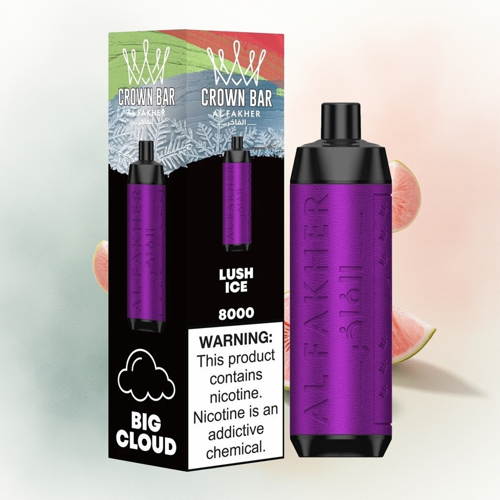 Al Fakher Crown Bar 8000 Crystal Мөсөн Цэвэрхэн 600mah 0.6ohm