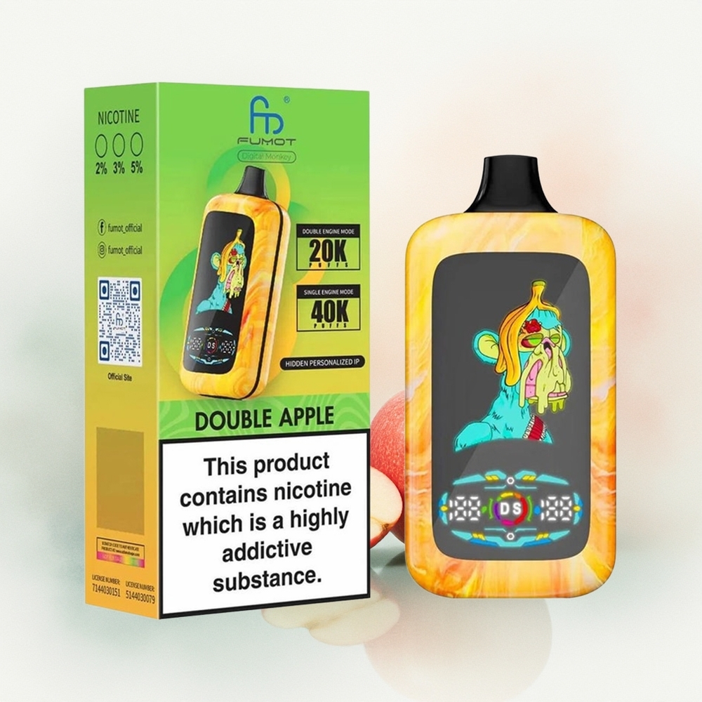 Fumot Digital Monkey 20000/40000 Дабл Алим Никотин 5% Dual Mesh Coil