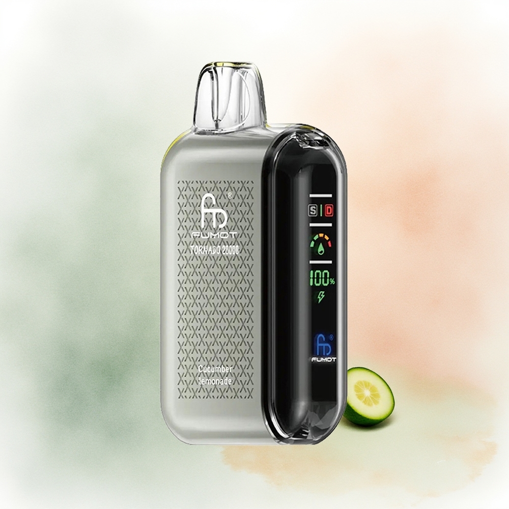 Fumot Tornado 20000 Хуурмаг Лимонад Dual Mesh Coil Smart Display