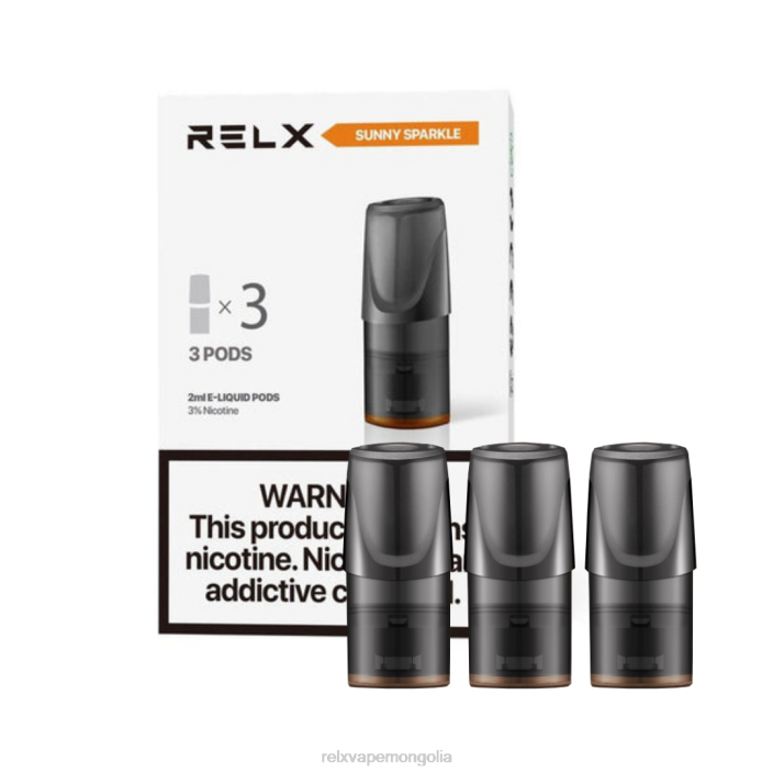 RELX Classic хонхорцог нарлаг гялалзсан улбар шар өнгийн сод VRHT131 RELX Vape Review