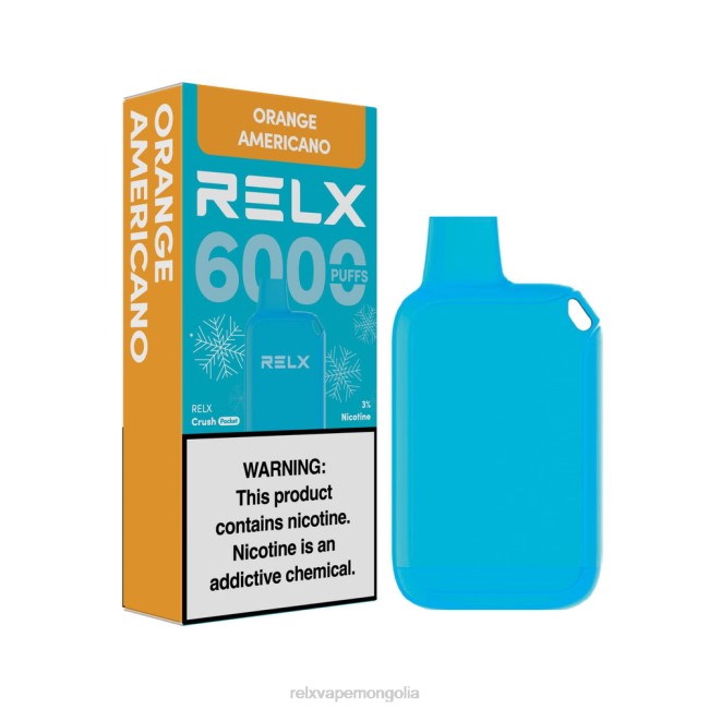 RELX Vape Flavours - RELX Crush Pocket 6000 мөс улбар шар америк B2B415
