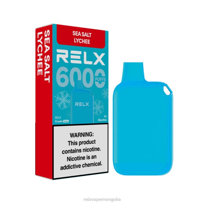 RELX Vape Price - RELX Crush Pocket 6000 мөс далайн давс личи B2B414
