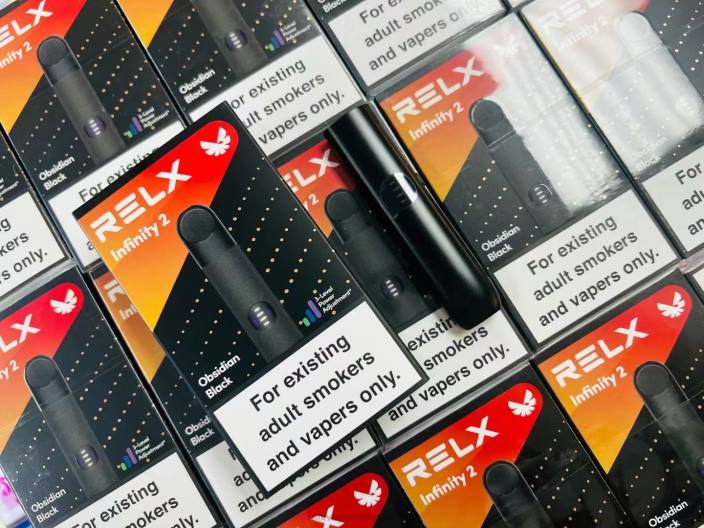 RELX Infinity 2 vape төхөөрөмж обсидиан хар VRHT66 RELX Электрон Тамхи